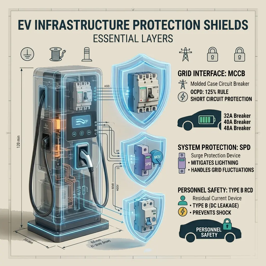 Electrical Protection for EV Charging Stations