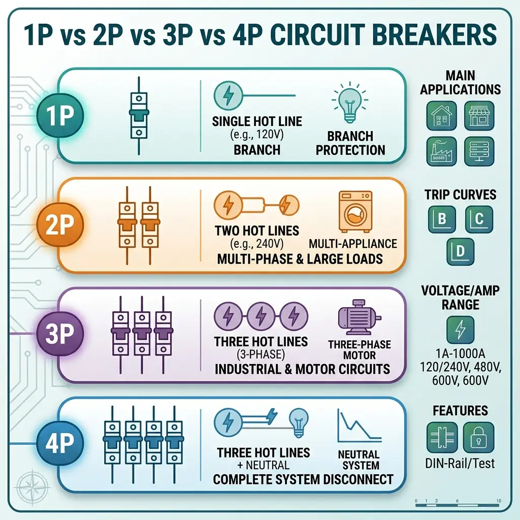 1-4p breaker